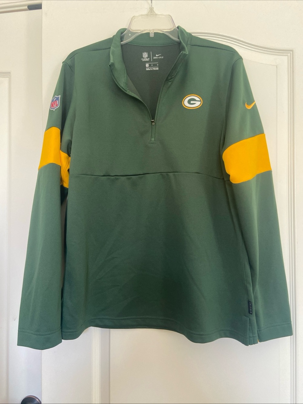 NFL Green & Gold Green Bay Packers Half-Zip Pullover